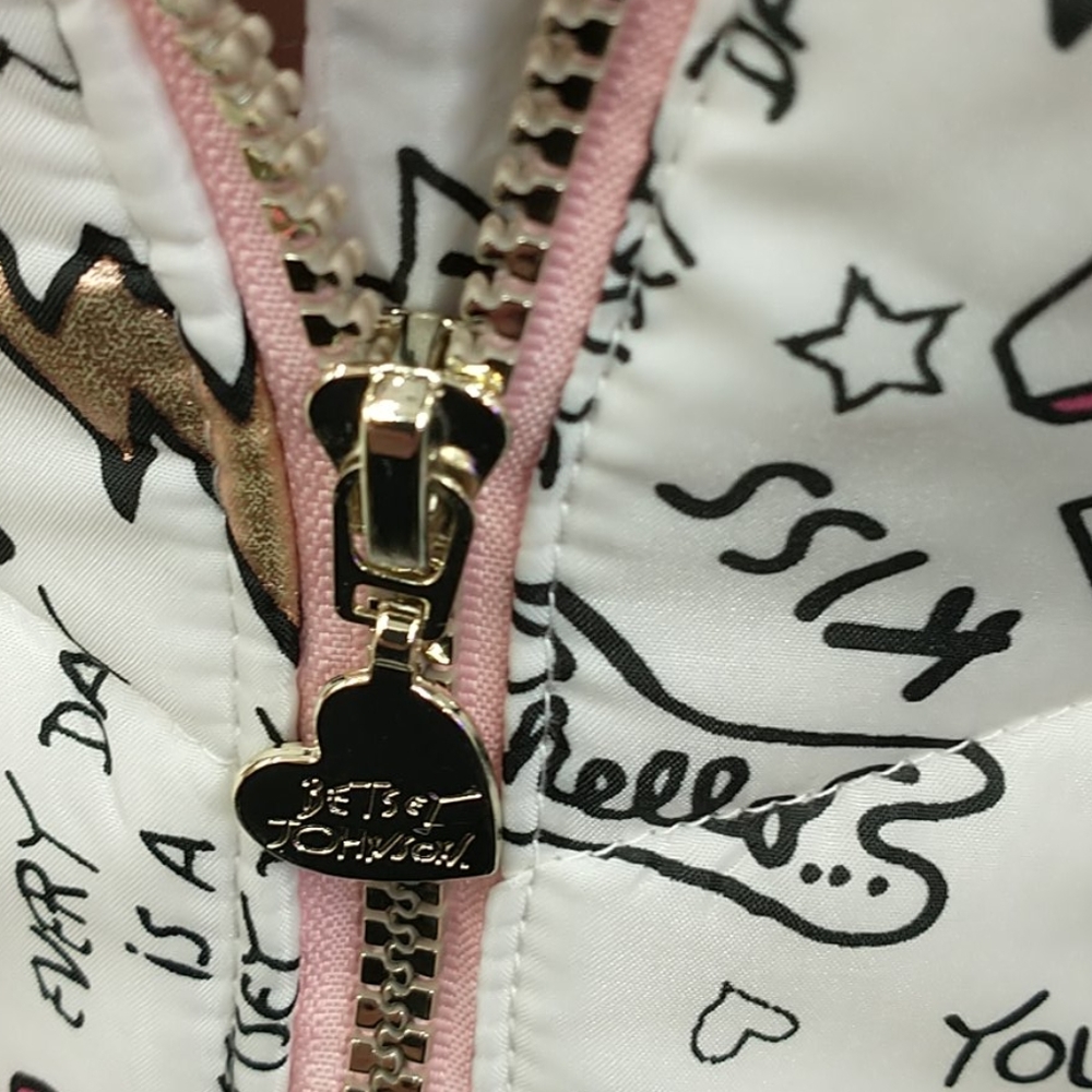 Betsey johnson white puffer jacket - Picture 5 of 7
